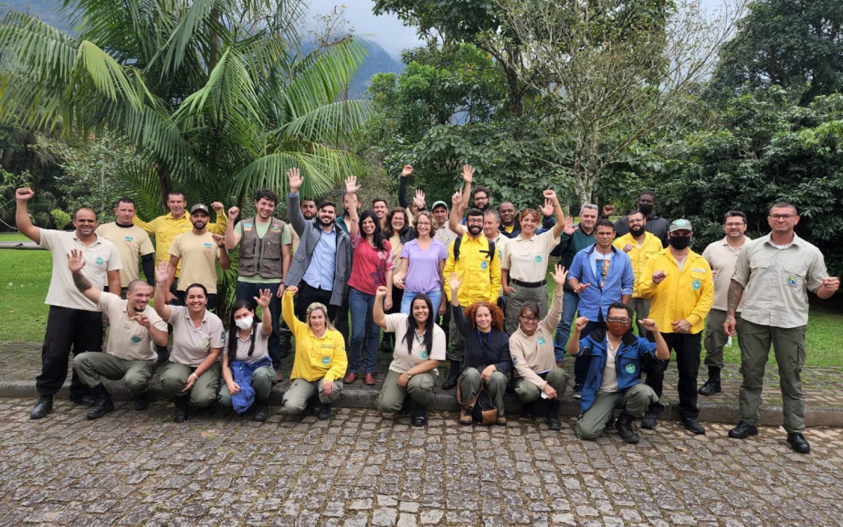 O evento reuniu guarda-parques, secret&aacute;rios e gestores ambientais