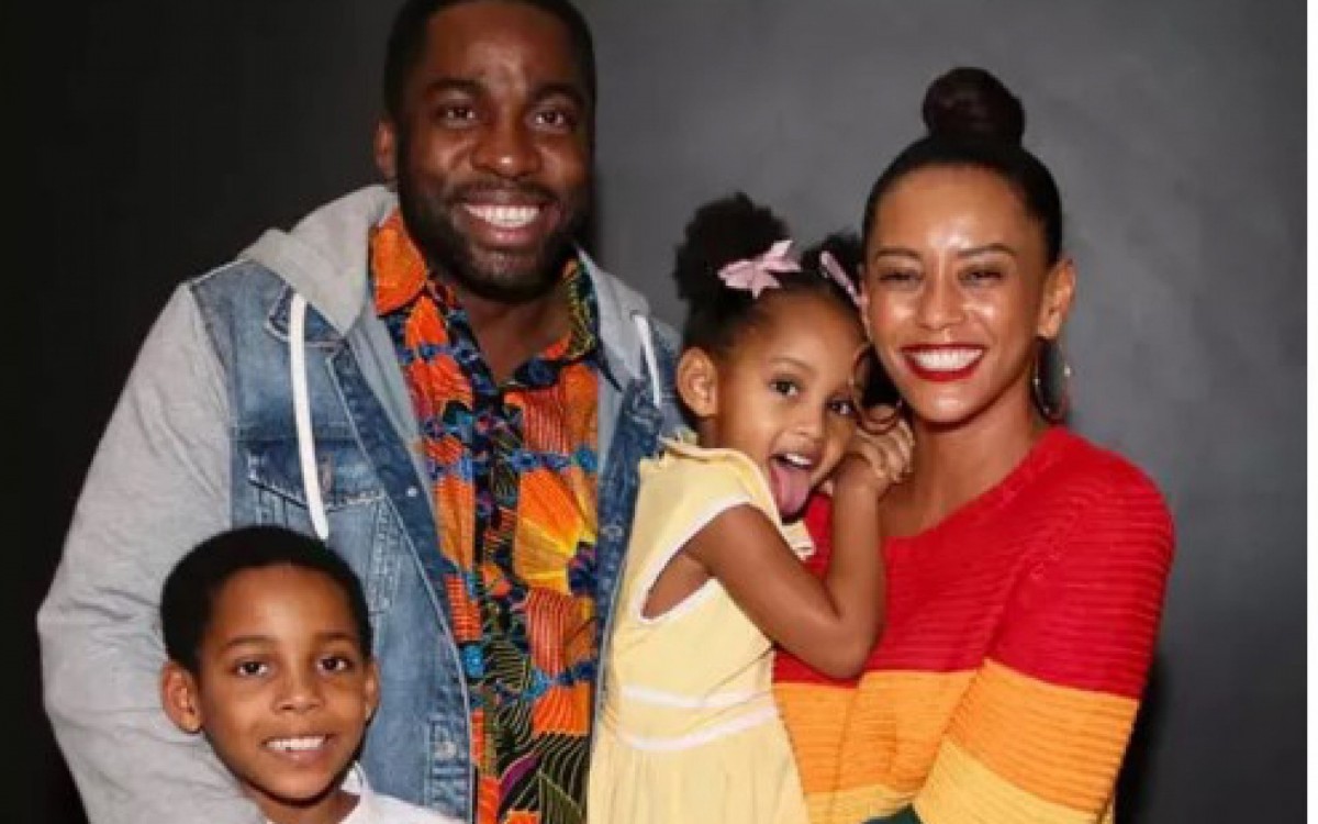 Lázaro Ramos e Tais Araujo com os filhos, João e Maria - Manuela Scarpa / Brazil News