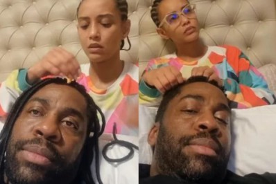 Lázaro Ramos posta vídeo de Taís Araujo tirando suas tranças: 'Cheios de amor e cuidado por aqui'