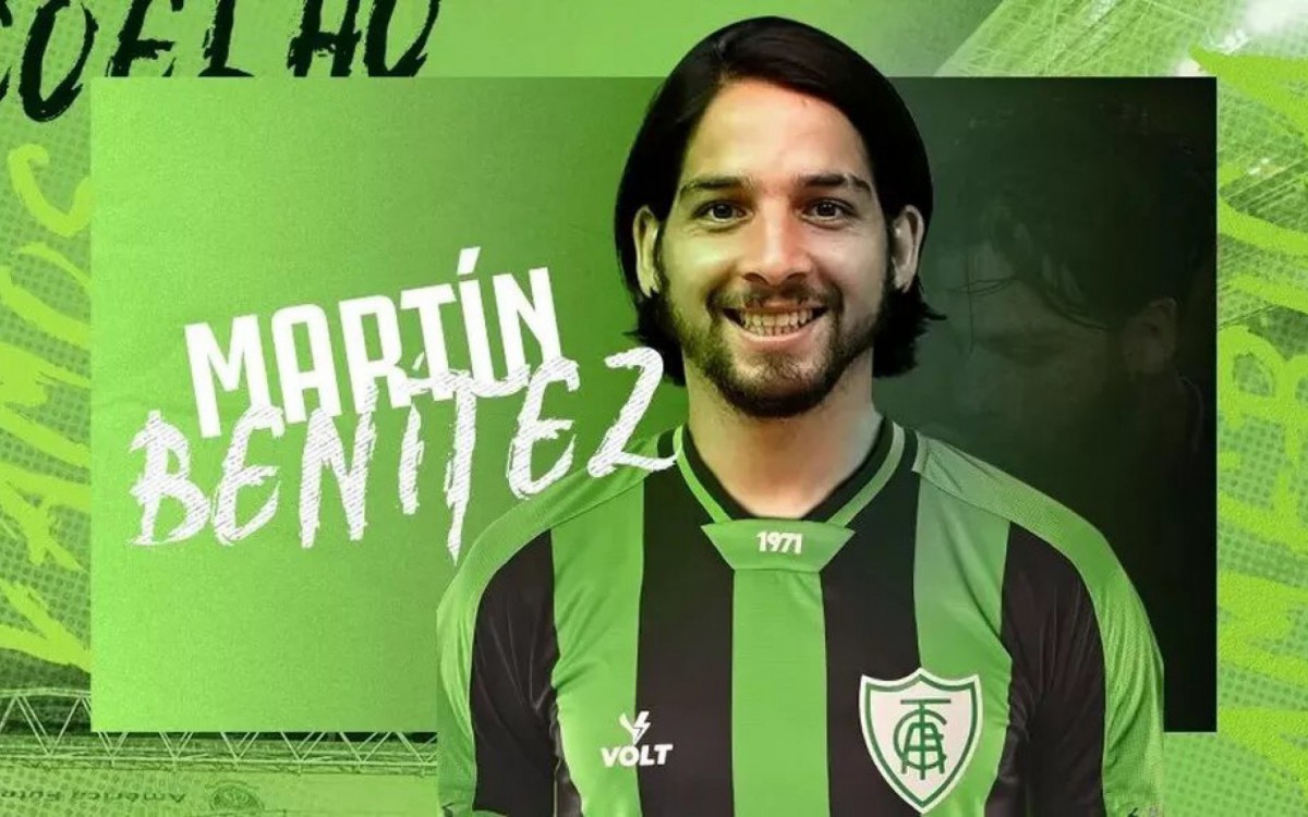 Mart&iacute;n Ben&iacute;tez &eacute; anunciado pelo Am&eacute;rica-MG