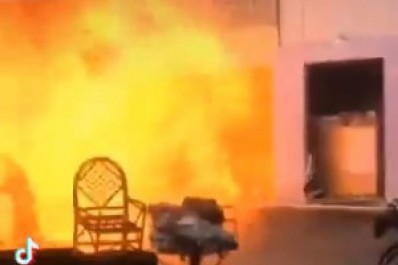 Vídeo: explosão deixa quatro feridos no Recife