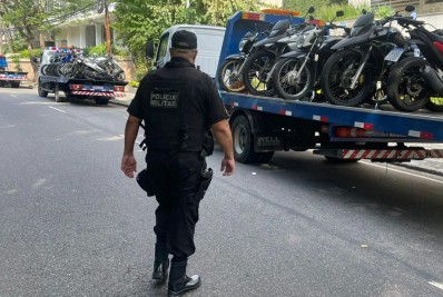 Força-tarefa retoma operações para coibir circulação de motos irregulares na Zona Sul 