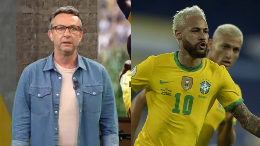 Neto fez duras cr&iacute;ticas a Neymar, filmado em festa em Paris