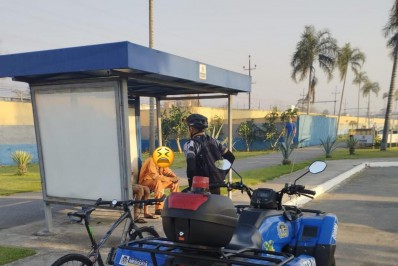 Guarda Civil prende dupla furtando refletores na Avenida Baronesa de Mesquita