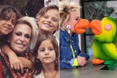 Ana Maria Braga comemora o Dia dos Avós: 'Que delícia é ser vó'