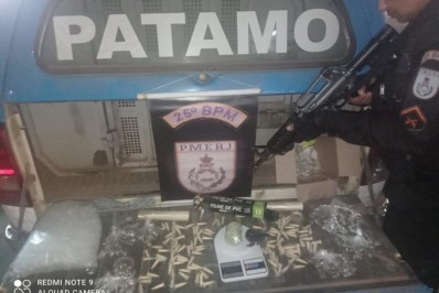PM apreende carga de drogas na Maria Joaquina, em Cabo Frio