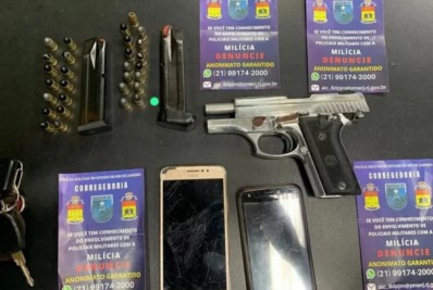 Apontado como integrante de milícia é preso em Cabo Frio