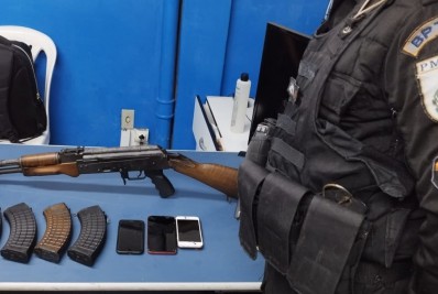 PM apreende um fuzil em bagagem no Terminal Rodoviário do Rio