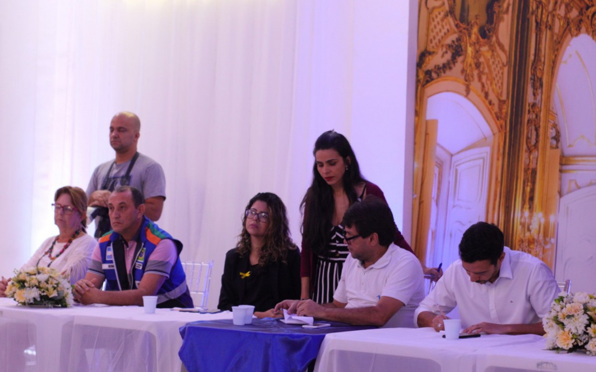 O assessor especial do Minist&eacute;rio do Trabalho, Eduardo Medeiros, foi um dos convidados e discursou sobre o atual cen&aacute;rio da economia no pa&iacute;s