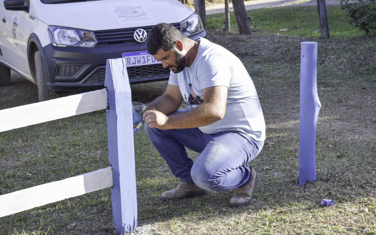 Equipe realiza reparos ao longo da semana