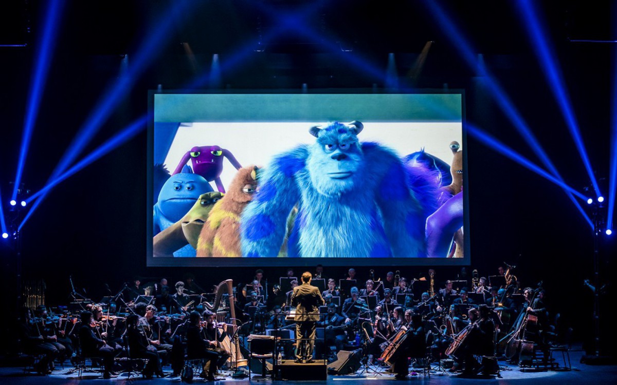 O espetáculo 'Pixar In Concert' promete fortes emoções para o público na Cidade das Artes - Divulgação/Caio Gallucci