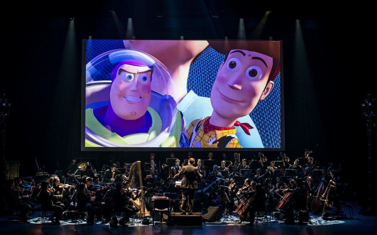 O espetáculo 'Pixar In Concert' promete fortes emoções para o público na Cidade das Artes - Divulgação/Caio Gallucci