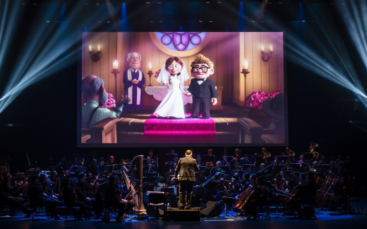 O espetáculo 'Pixar In Concert' promete fortes emoções para o público na Cidade das Artes - Divulgação/Caio Gallucci