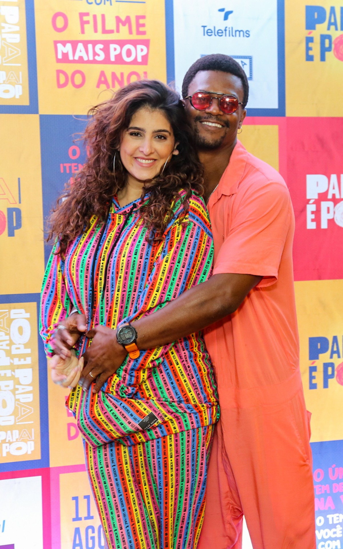 David Junior e a namorada, Yasmin Garcez