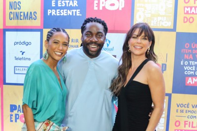 Paolla Oliveira, Lázaro Ramos e Taís Araujo brilham em pré-estreia de filme