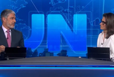 Entrevista de Bolsonaro ao 'JN' bate recorde de audiência da Globo em SP e no RJ
