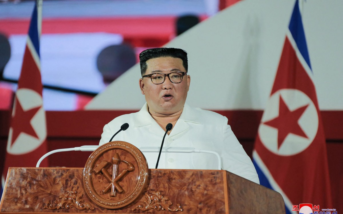 Kim Jong-un - STR / KCNA VIA KNS / AFP