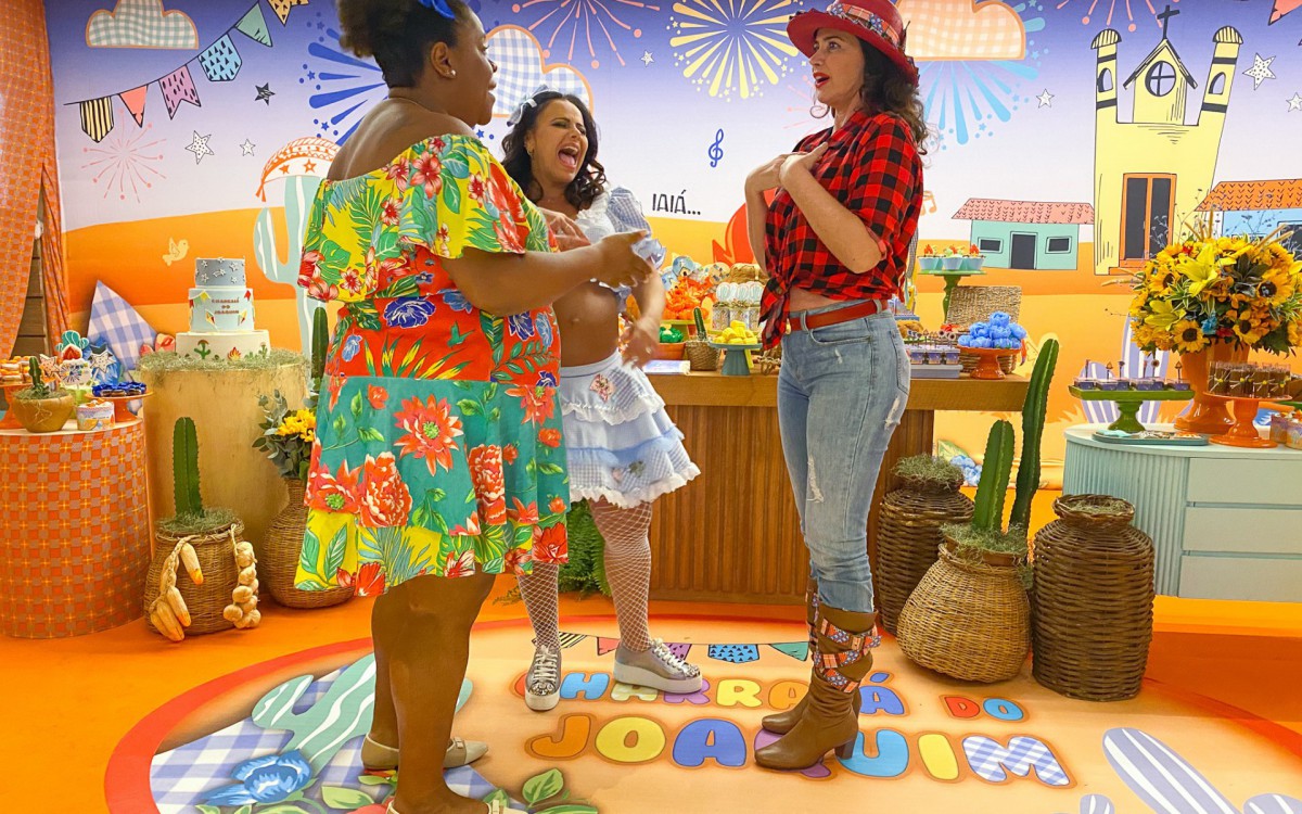 Cacau Prot&aacute;sio, Viviane Ara&uacute;jo e Luma de Oliveira