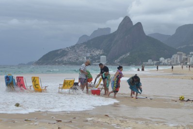 Frente fria chega e Rio registra rajada de vento forte em diferentes pontos da cidade