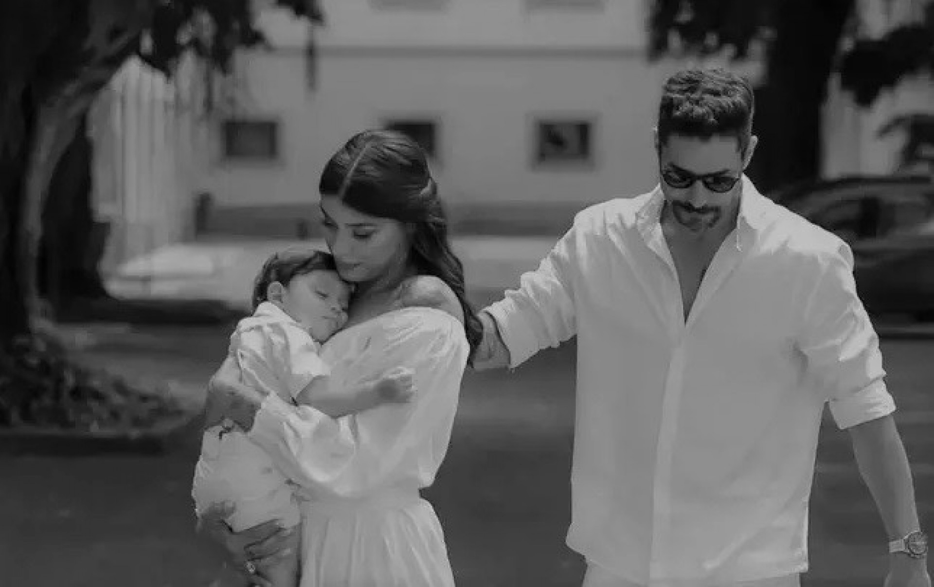 Franciele e Diego Grossi com o filho Enrico  - Reprodução/Instagram