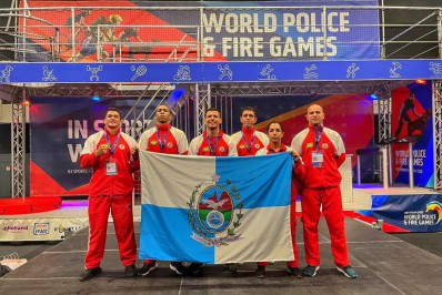 Corpo de Bombeiros do RJ conquista 24 medalhas em competição na Holanda