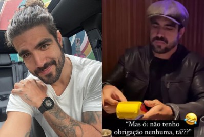Após polêmica, Caio Castro paga a conta de jantar com a namorada e amigos