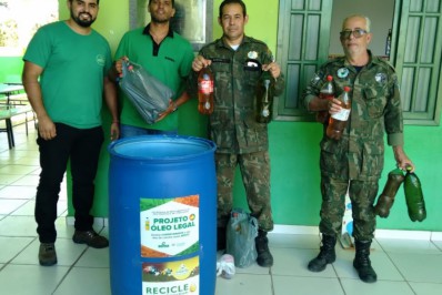 Meio Ambiente registra mais de 2.600 litros de óleo de cozinha recolhidos por conta de projeto municipal