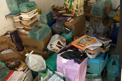 Livraria Belle Époque arrecada mais de uma tonelada de livros após incêndio