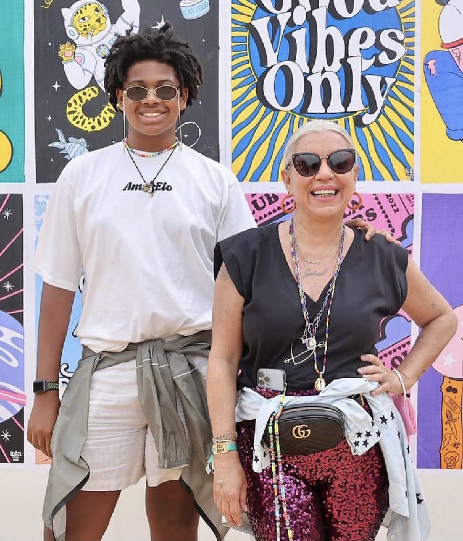 Astrid Fontenelle e o filho, Gabriel  - Reprodução / Instagram