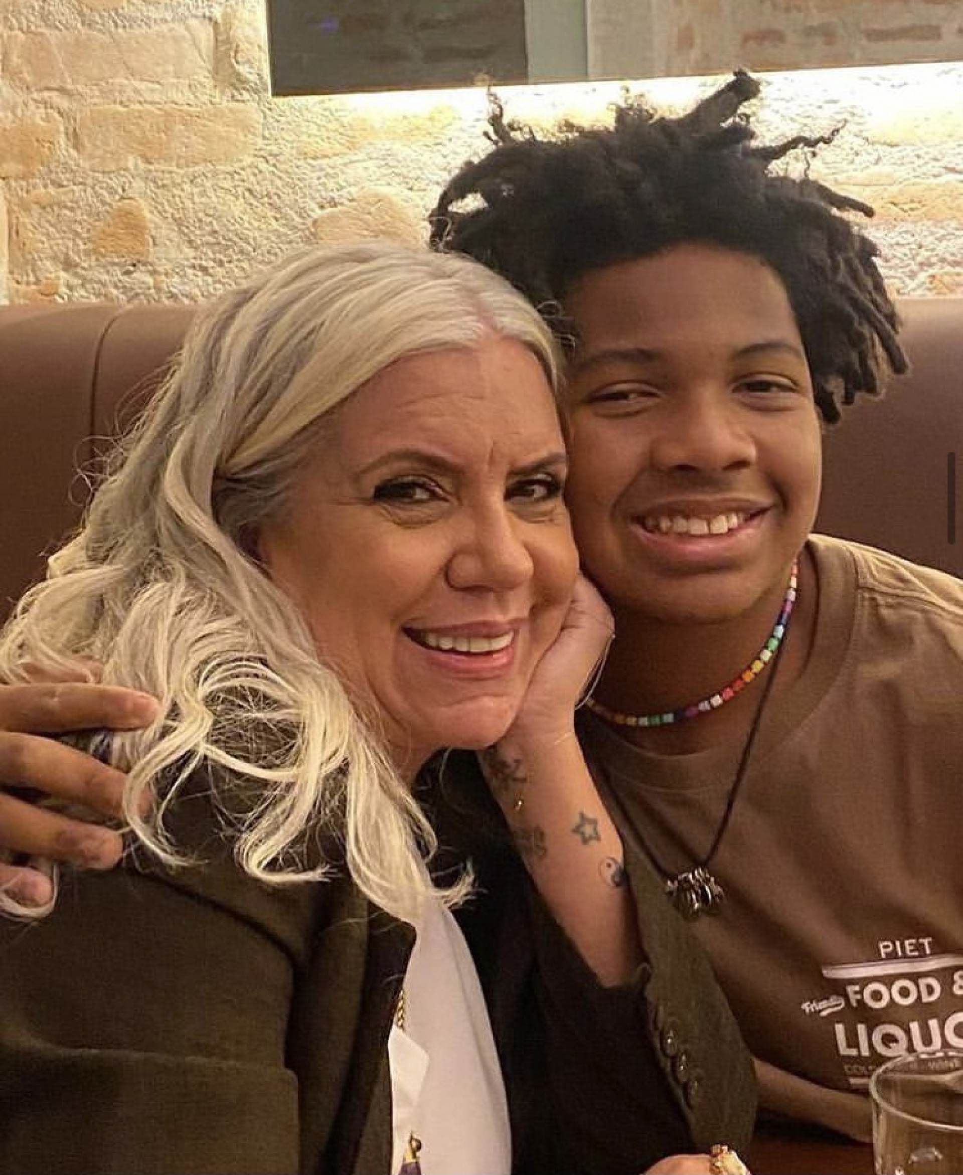 Astrid Fontenelle e o filho, Gabriel  - Reprodução / Instagram