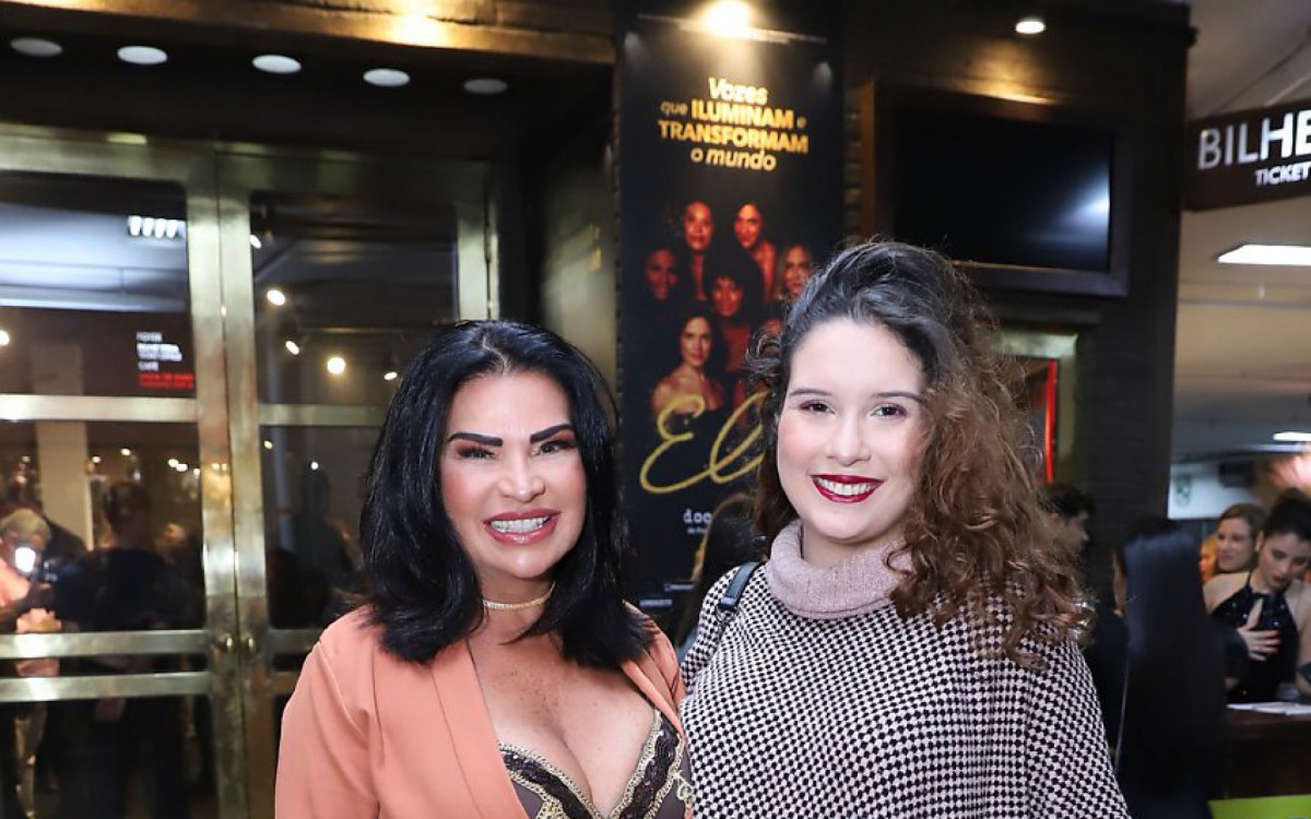 Solange Gomes e a filha, Stephanie Gomes