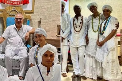 Anitta aparece em fotos raras durante visita a terreiro de candomblé no Rio