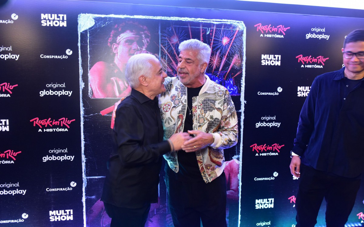 Roberto Medina e Lulu Santos