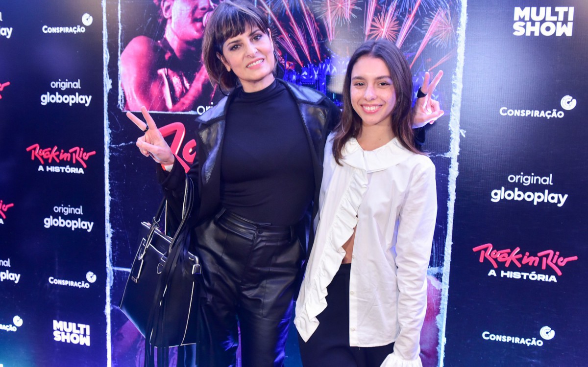 Fernanda Abreu e a filha