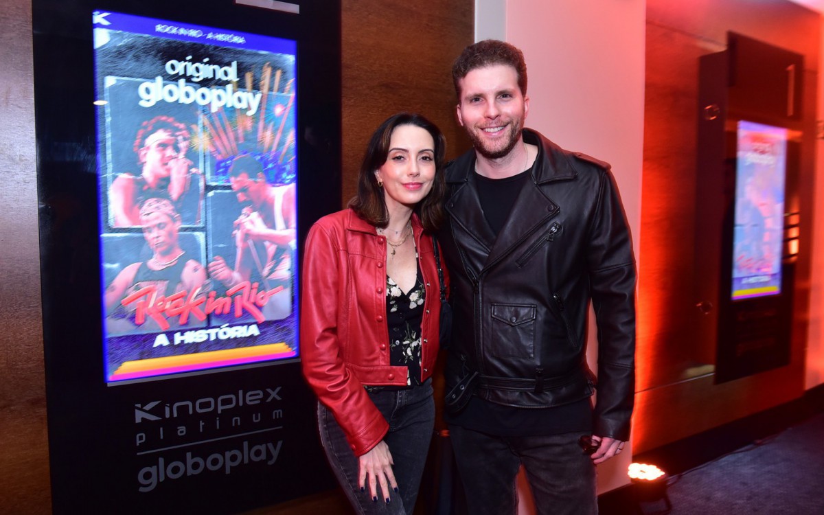 Thiago Fragoso e a mulher, Mariana Vaz