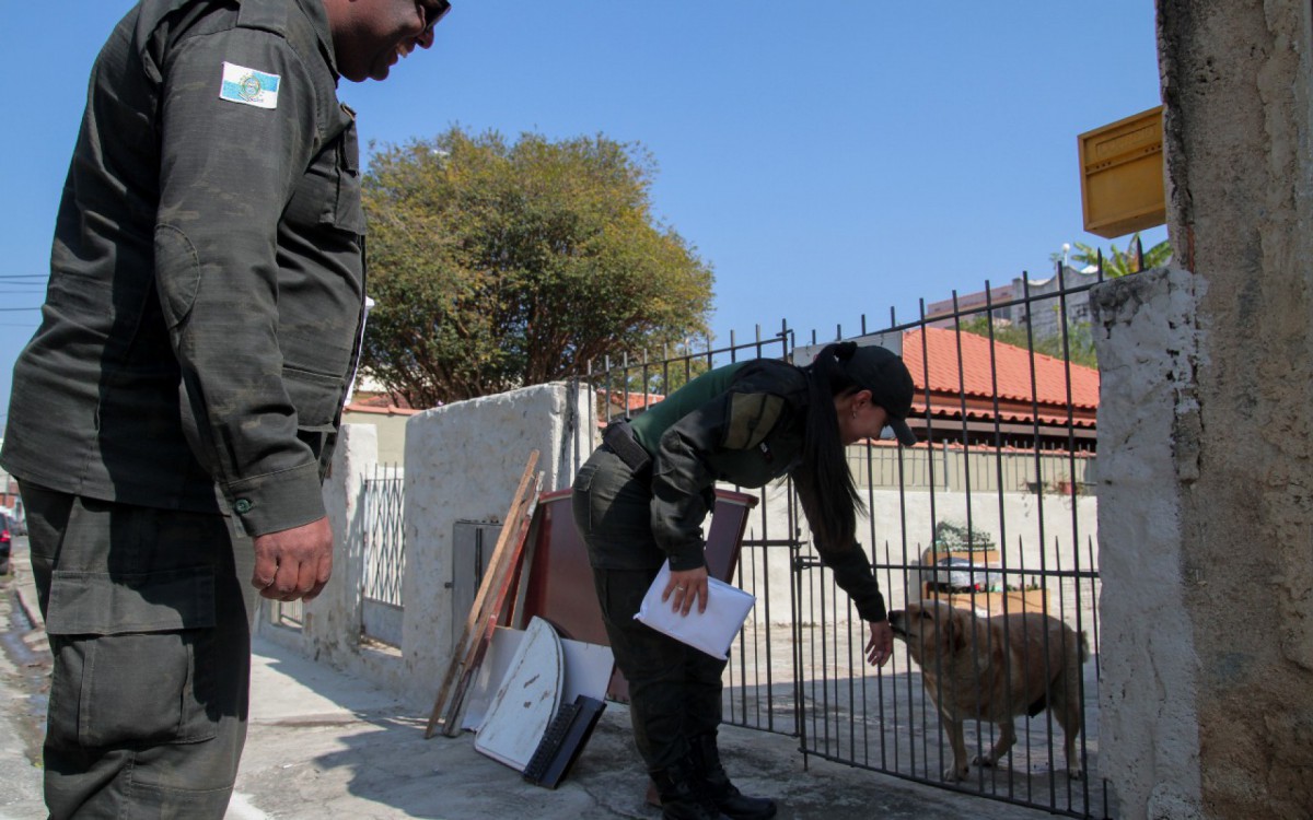 Equipes percorrem bairros conscientizando a popula&ccedil;&atilde;o
