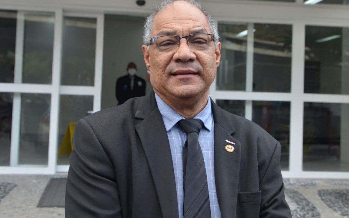 Advogado do influencer Bruno, Willian Pena, esteve no Hospital Marcos Moraes, no Méier, onde Bruno está internado - Sandro Vox/Agência O DIA