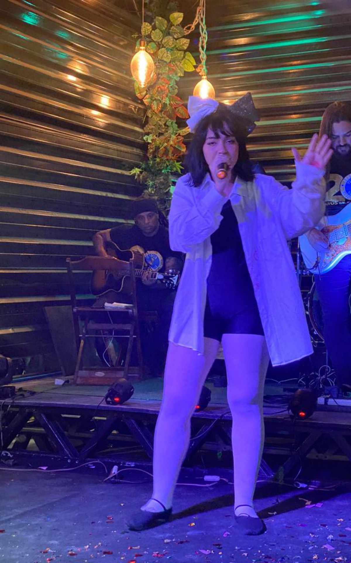 Gaby Ferro animou o p&uacute;blico presente com eu talento