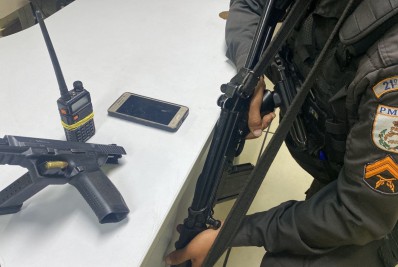 Criminoso armado é preso na Vila Jurandir, em Meriti