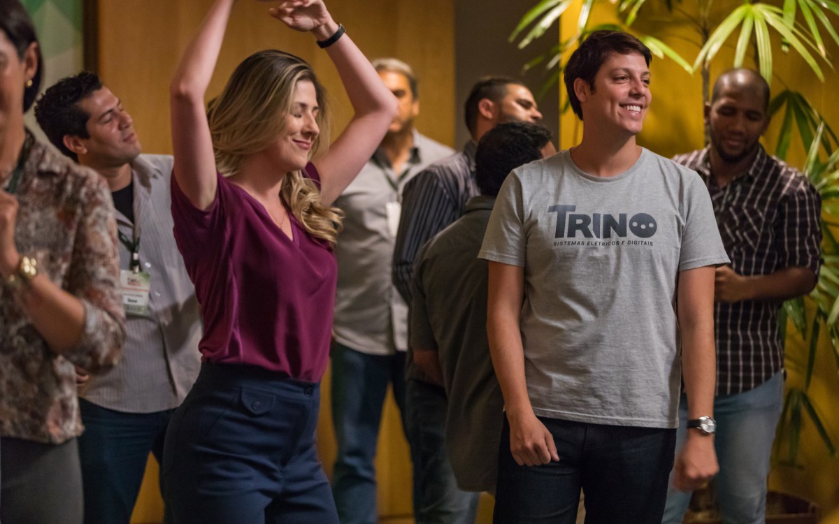 Dani Calabresa e F&aacute;bio Porchat celebram o primeiro trabalho juntos em 'O Palestrante' - Divulga&ccedil;&atilde;o/Ique Esteves