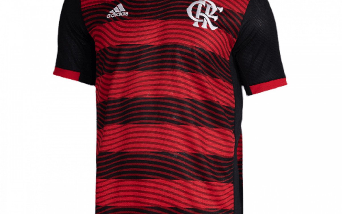 Camisa do Flamengo Jogo 1 Adidas, por R$ 299,99 no Bangu Shopping - Divulgação