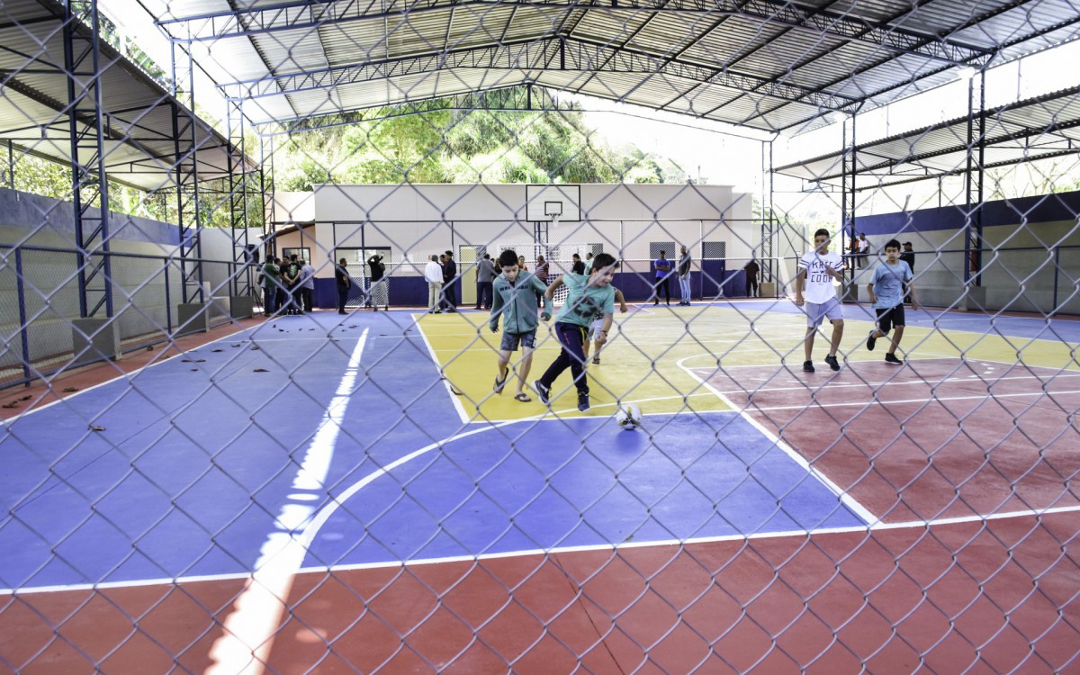 Quadra foi inaugurada no final de julho