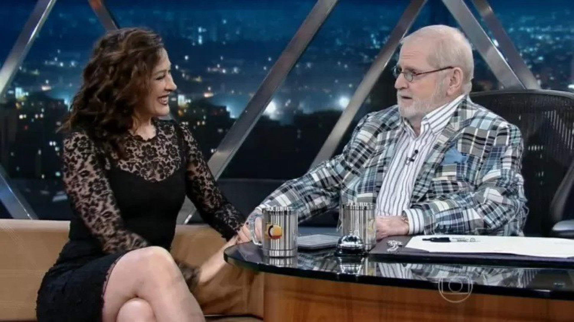 Claudia Raia e Jô Soares - Reprodução/Instagram