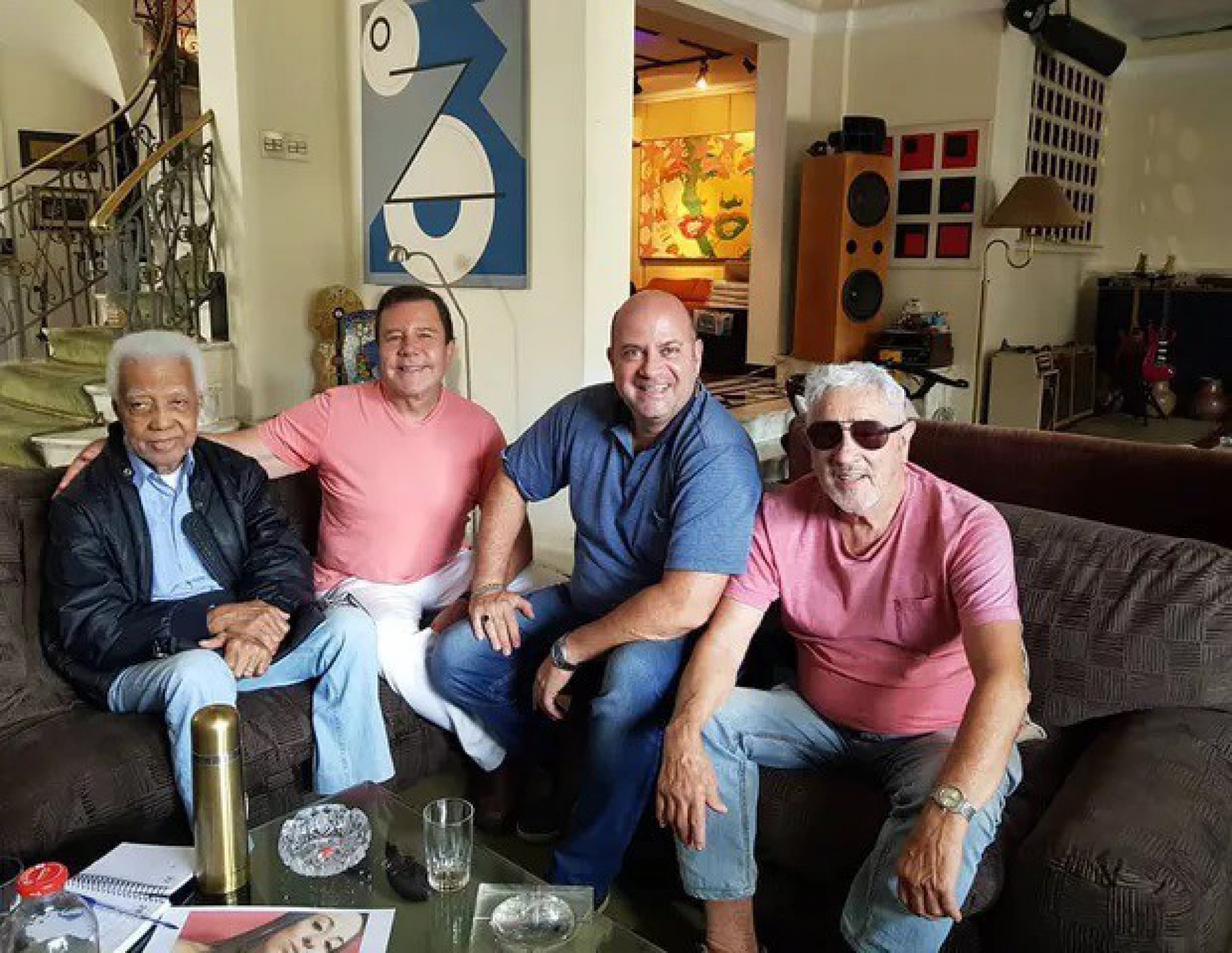 Bira, Osmar, Derico e Miltinho, do sexteto do Jô Soares - Reprodução Internet