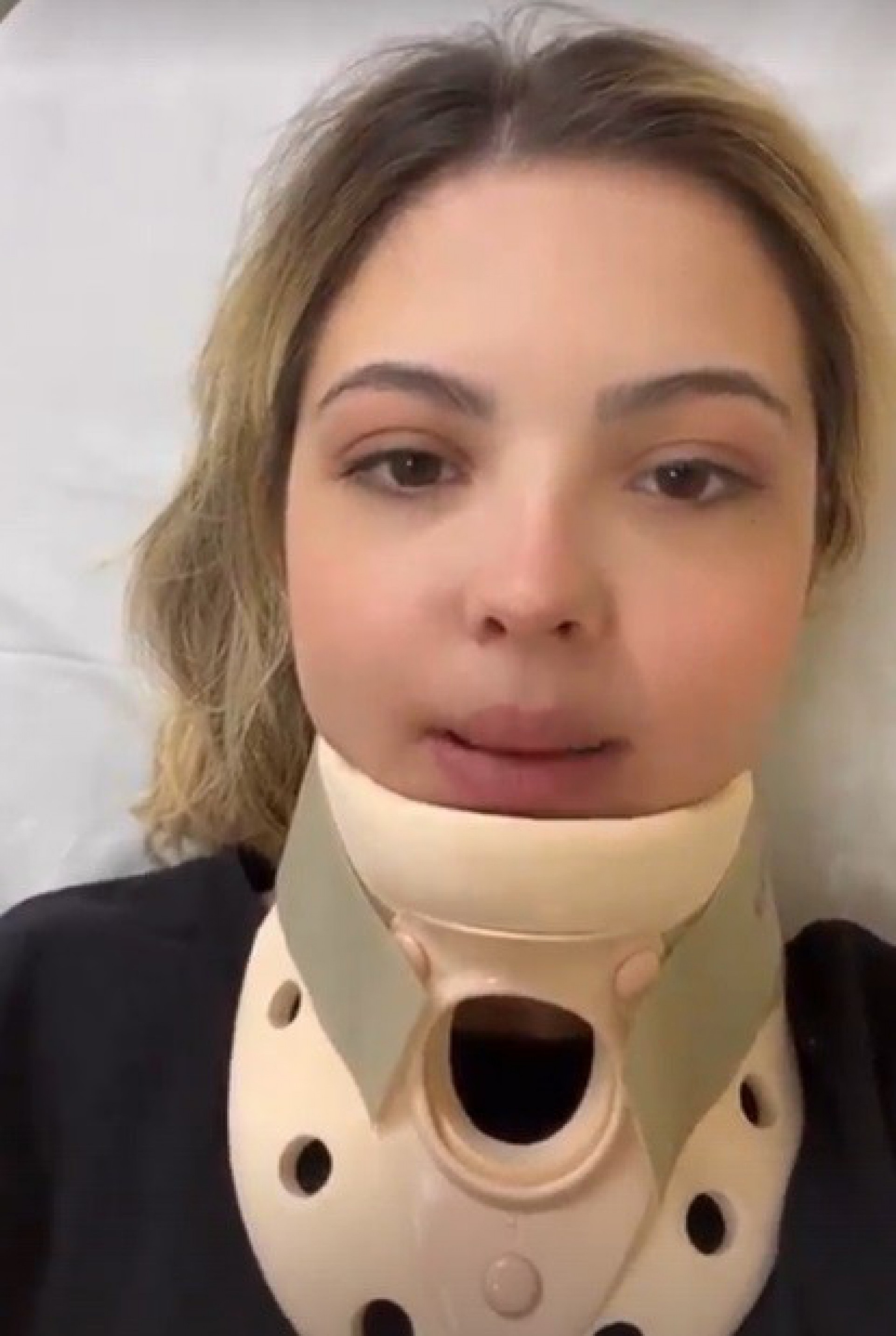 Julia Gomes fratura a coluna - Reprodução de vídeo