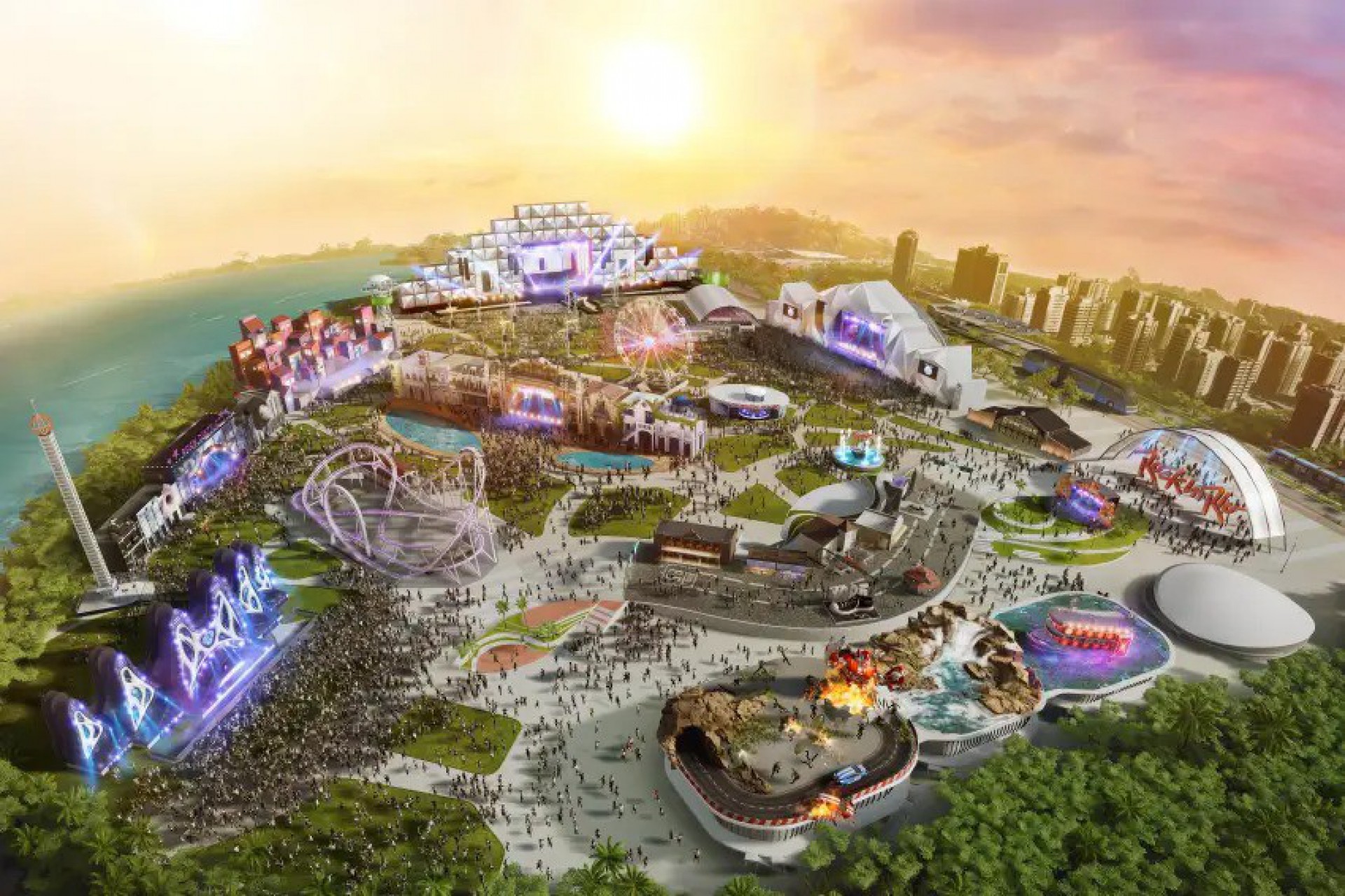 panorâmica do Rock in Rio - foto de divulgação