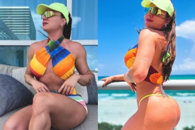 Musa! Juju Salimeni renova o bronzeado em dia de sol em Miami