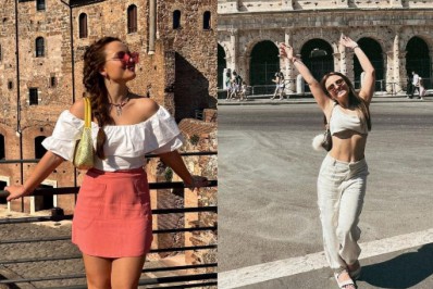 Larissa Manoela compartilha novos registros de férias na Itália