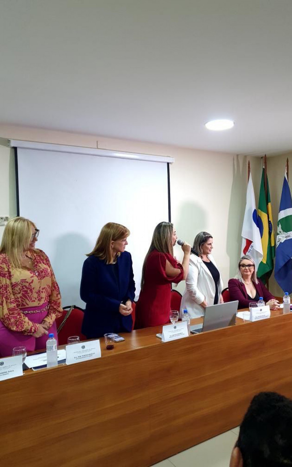 A Moção de Aplausos à advogada Mariângela de Castro reuniu diversos membros da diretoria da subseção - Divulgação/Magno Lopes