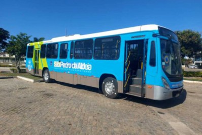Novo transporte público de São Pedro começa a circular nesta terça (9)